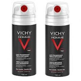 Vichy Homme Deo 72h triple spray Duo