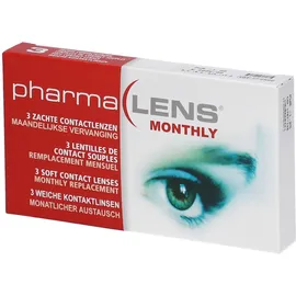 pharmaLENS® Monthly Lentilles -1.25