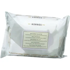 Korres® Lingettes Nettoyantes Protéines de Lait