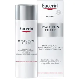 Eucerin Hyaluron-Filler Soin de jour Spf15 - Peaux normales à mixtes