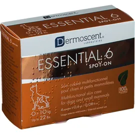 Dermoscent® Essential 6® spot-on Chien 0-10Kg 0,6 ml