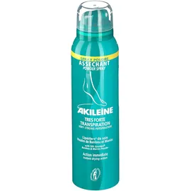 Akileïne spray poudre assechant très forte transpiration