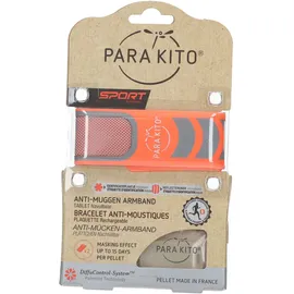 Para Kito™ Sport Bracelet anti-moustiques Orange