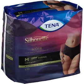 Tena Silhouette Normal Taille basse Noir M
