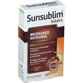 Nutreov Physcience Sunsublim® Bronzage Intégral