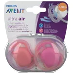 Avent Sucette Ultra air Silicone Girl 6-18 mois