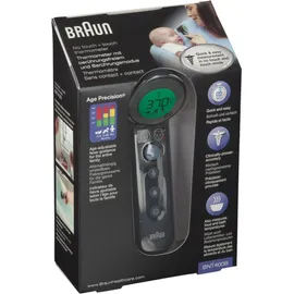 Braun Thermomètre frontal sans contact + contact avec Age Precision® - Noir Bnt400Bwe