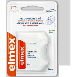 elmex® Fil dentaire ciré et mentholé avec distributeur