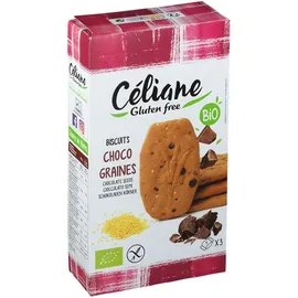 Céliane Gluten free Biscuits Choco graines