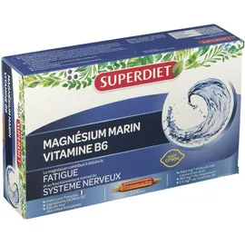 Superdiet Magnésium Marin + Vitamine B6 Ampoule