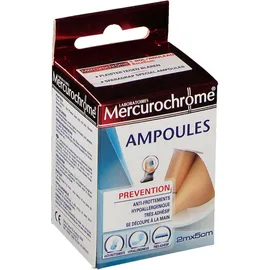 Mercurochrome® Sparadrap Prévention Ampoules 2 m x 5 cm