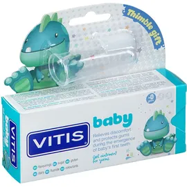 Vitis® Baby Gel dentaire + Brosse à dents de doigt