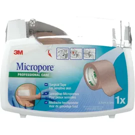 3M™ Micropore™ Sparadrap microporeux, non tissé, chair 5 m x 25 mm
