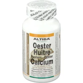 Altisa Calcium coquilles d'huître 500 mg + Vitamine D2 + Vitamine K2