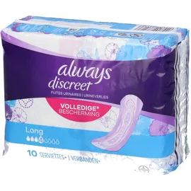 always® discreet Serviettes pour incontinence Long