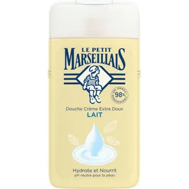 Le Petit Marseillais Douche & Bain Crème Extra Doux, Lait, 250 ml