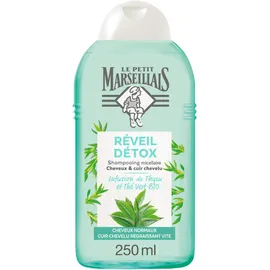 Le Petit Marseillais Shampooing infusion Détox thym et thé vert Bio - Le flacon de 250 ml