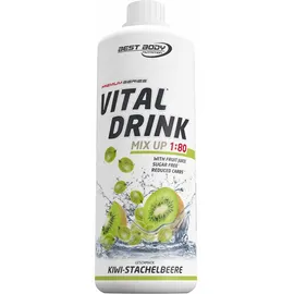 Best Body Nutrition Low Carb Vital Drink kiwi-groseille