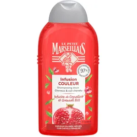 Le Petit Marseillais Shampooing Infusion Couleur coquelicot et grenade Bio - Le flacon de 250 ml