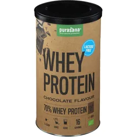 Purasana® Whey Poudre de protéines sans lactose - Chocolat Bio