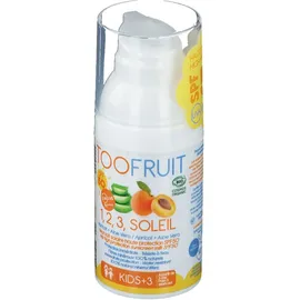 Toofruit 1, 2, 3, Soleil Kids Lait solaire Spf50 Abricot - Aloe Vera Bio