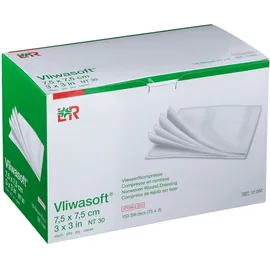 Vliwasoft® Compresse Non-tissé stérile 7.5 x 7.5 cm