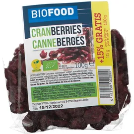 Biofood Canneberges