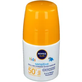 Nivea SUN kids sensitive SPF 50+ Roll-On sans parfum
