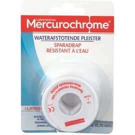 Mercurochrome® Sparadrap Résistant à l'eau 7 m x 2,5 cm