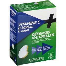 Nutrisanté Defenses Naturelles Vitamine C, B. bifidum, L. casei