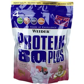 Weider® Proteine 80 Plus Fruits DE Forêt - Yaourt