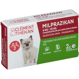 Clément Thékan Milprazikan Petits Chats/ Chatons 4 mg/10 mg