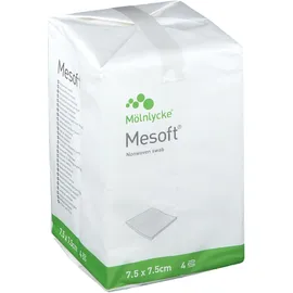 Mesoft® Compresses en nontissé 7,5 x 7,5 cm