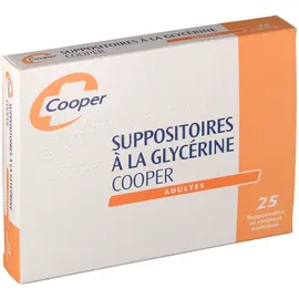 Cooper Suppositoires à la Glycérine