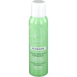 Klorane Déodorant spray efficacité 24 h à l`althéa blanc