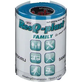 ResQ-plast Family Turquoise 75 mm x 4,5 m