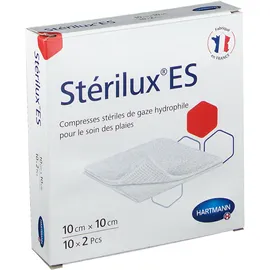 Hartmann Stérilux® ES Compresses de gaze stériles 10 cm x 10 cm