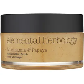Elemental Herbology Bathing & Treatments Macadamia - Papaya Radiance Body Scrub 200ml