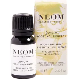 Neom Organics London Scent To Boost Your Energy Focus the Mind Essential Oil Blend 10ml