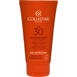 Collistar Sun Tan Ultra Protection bronzage crème visage-corps SPF30 150ml