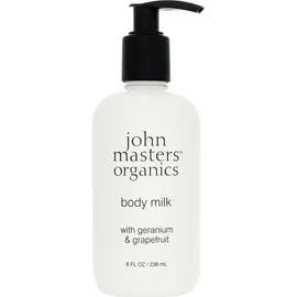John Masters Organics Body Lait corporel au géranium &pamplemousse 236ml
