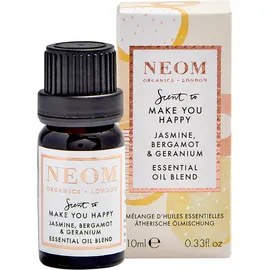 Neom Organics London Scent To Make You Happy Mélange d’huile essentielle de jasmin &bergamote &géranium 10ml