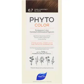 PHYTO PHYTOCOLOR: Permanent Hair Dye ombre : 6.7 Blonde châtaignier foncé