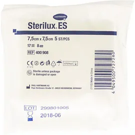 Sterilux Es compresse 7,5cmx7,5cm