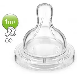 Avent Anti-colic tétines silicone 2 trous 1 mois+