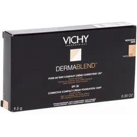 Vichy Dermablend fond de teint compact crème correcteur 12H SPF30 25 nude
