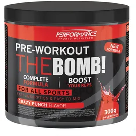Performance The Bomb Pre-workout crazy punch