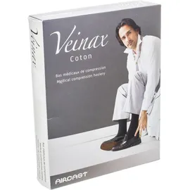 Veinax coton chaussettes homme noir classe 2 T2