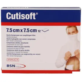 Cutisoft compresses stériles en non-tissé 7,5 cm x 7,5 cm