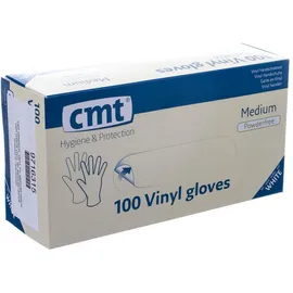 CMT gants en vinyl non-poudré medium